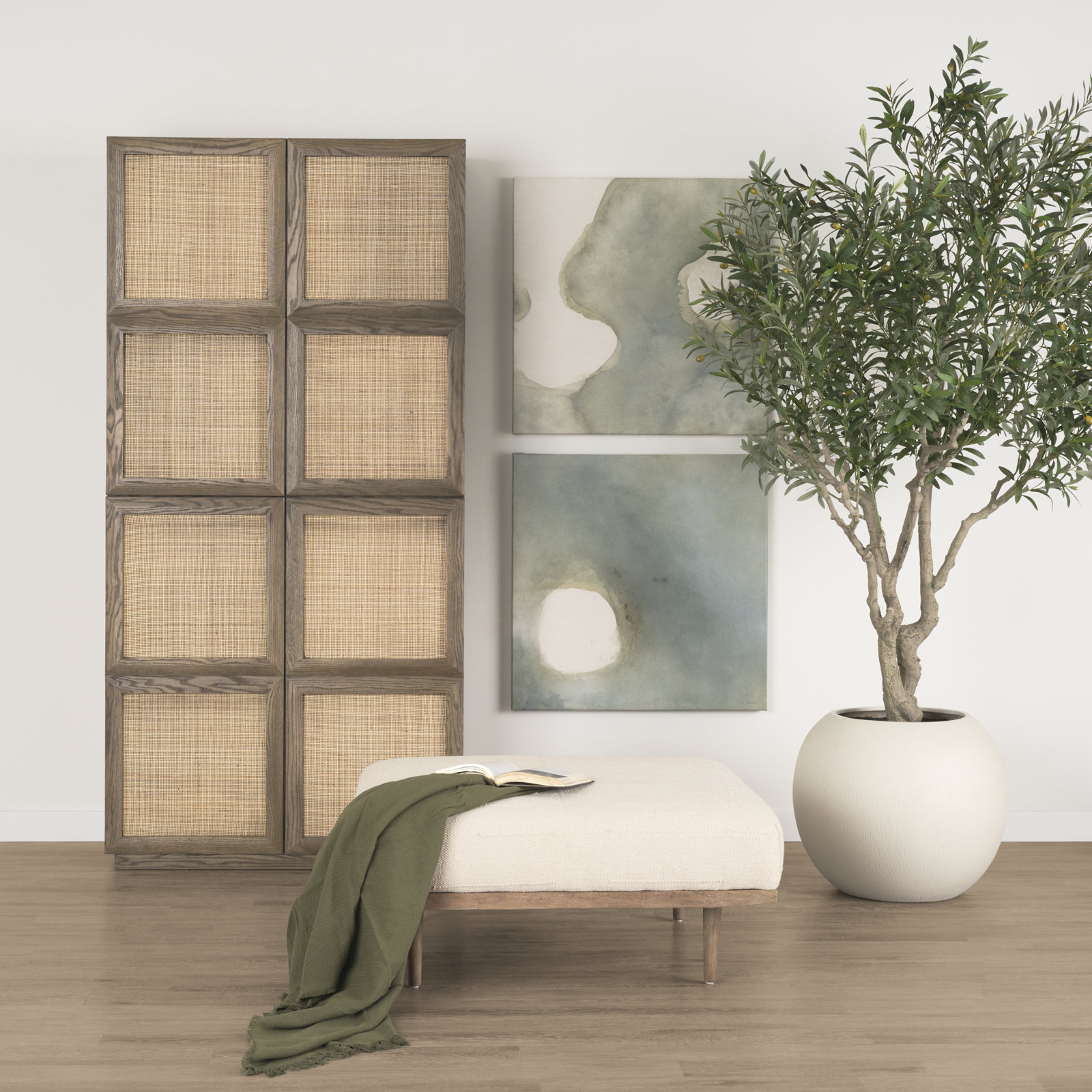 Take a Rest by Ira Havuka a Hand Embelished Textured Canvas, 30" H x 30" W x 1.5" D, No Mat, Wrapped Canvas