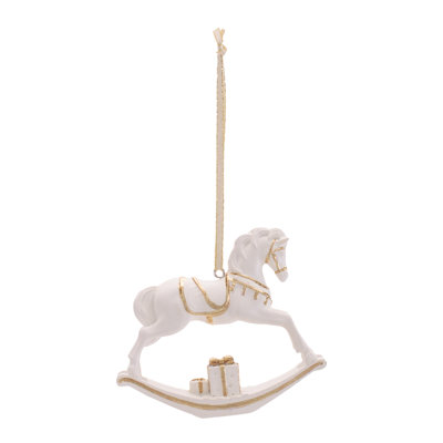 Rocking Horse Ornament Set of 12