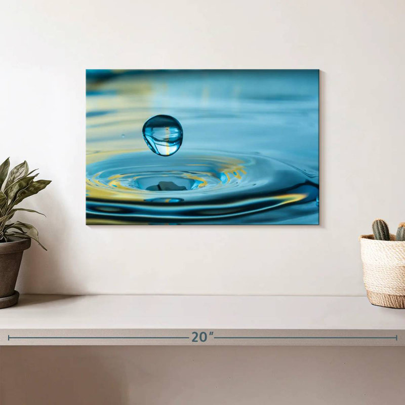 Gouttelettes d'eau Alvord, H 8 po x l 12 po