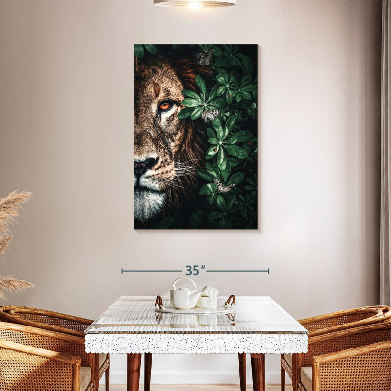 Brampt Lion Duet Jungle, 45" H x 30" W