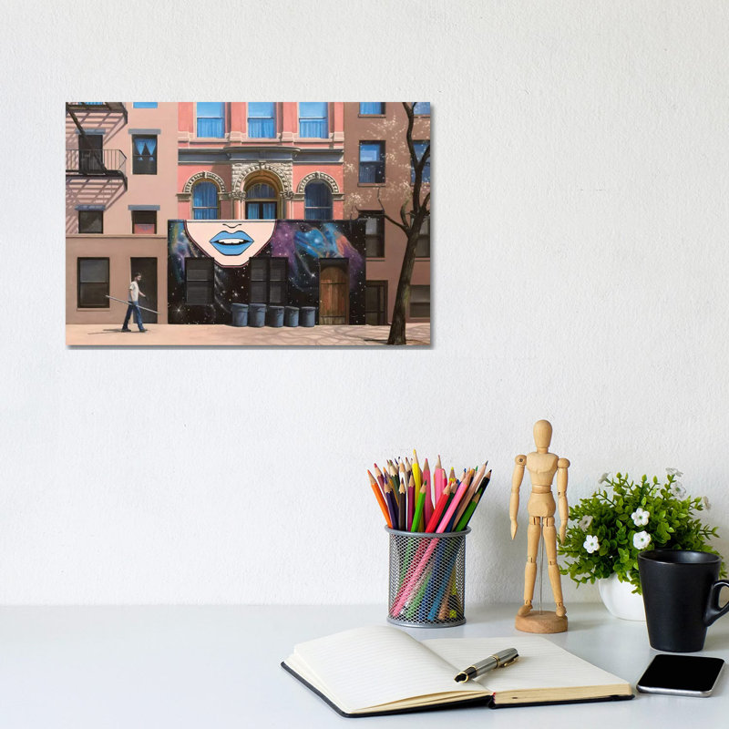 On St Marks Place by Nick Savides - Gallery-Wrapped Canvas Giclée on Canvas, 20.32 cm H x 30.48 cm W, Canvas