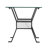 Darvette 19.75'' tall Glass End Table