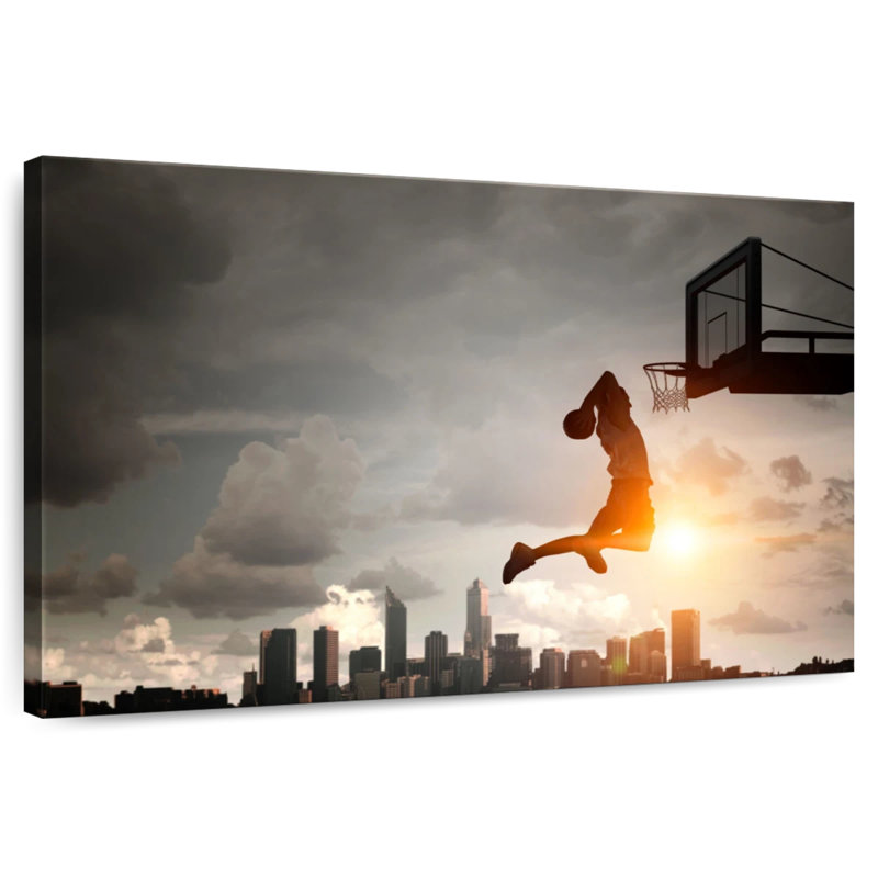 Sireci Basketball Dunk, 8" H x 12" W