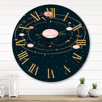 Horloge murale surdimensionnée mystérieuse III