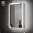 20'' W 32'' H LED Recessed or Surface Frameless Medicine Cabinet with Mirror and Defogger, Magnifying Mirror, Adjustable Shelves, USB & Outlet-1965508500