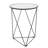 Chylie Mirrored Glass Top End Table-1363105704