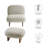 Loyal Boucle Fabric Accent Chair And Ottoman Set-104318334-104318335