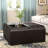 Braxton Faux Leather Ottoman