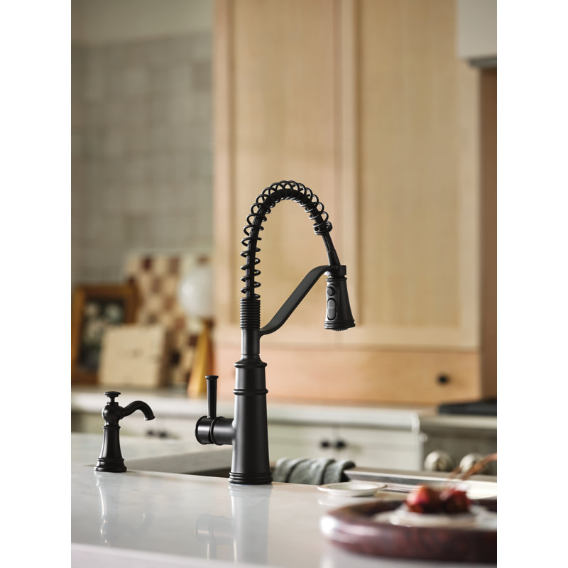 Robinet de cuisine Moen Belfield, Noir mat