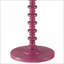 Table basse mauve ronde avec piédestal artisanal, décor polyvalent pour le salon et amp; Chambre à coucher-1936891781
