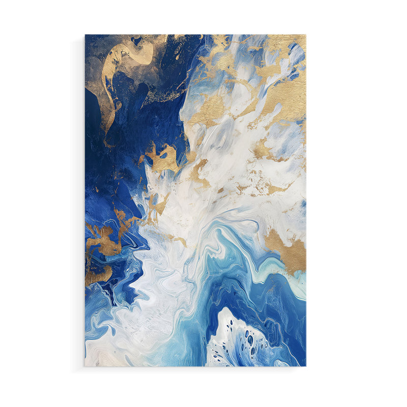 Série ABSTRACT CDX III - Impression sur toile seulement - NON-CADRE, H 27 po x l 18 po