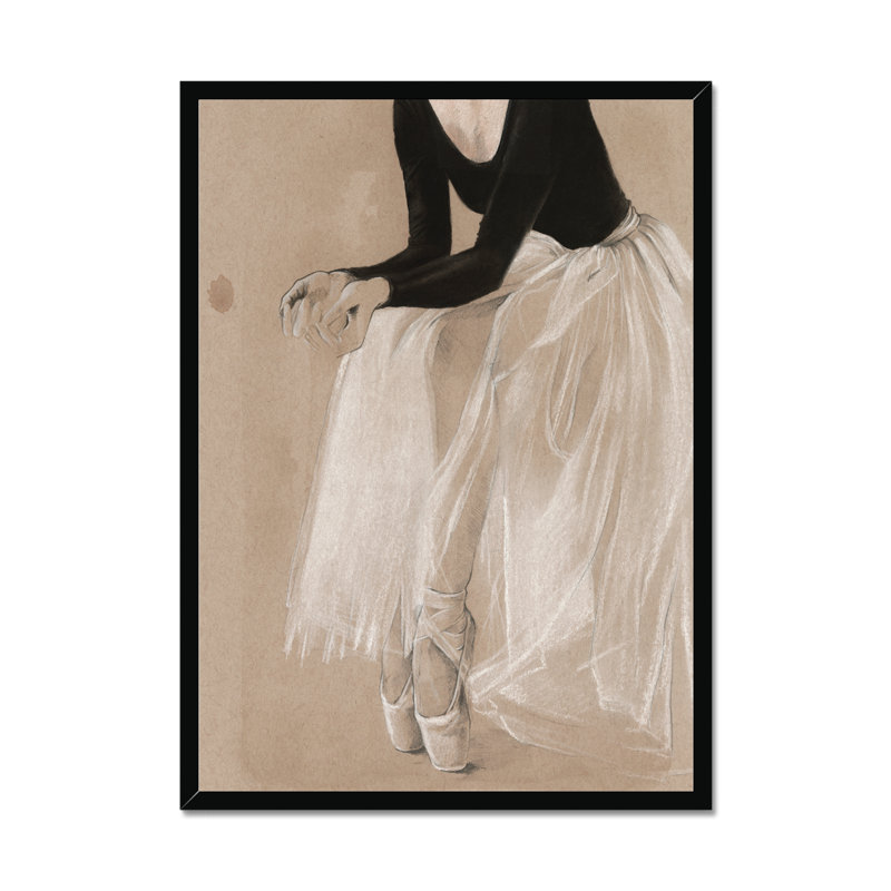 Ballet Study I by Jennifer Paxton Parker - Painting, Black Framed Paper Print, 80cm H x 55cm W