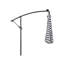 Kinyon 120'' Lighted Cantilever Umbrella-82654576