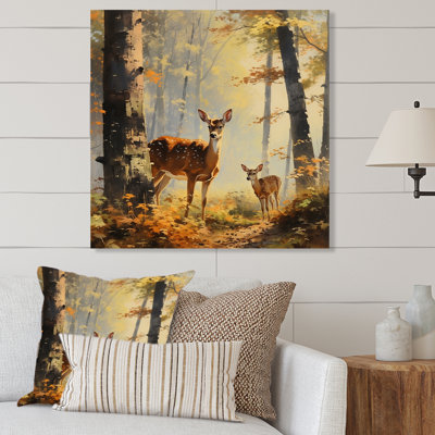 Art rétro, art mural cerf en bois
