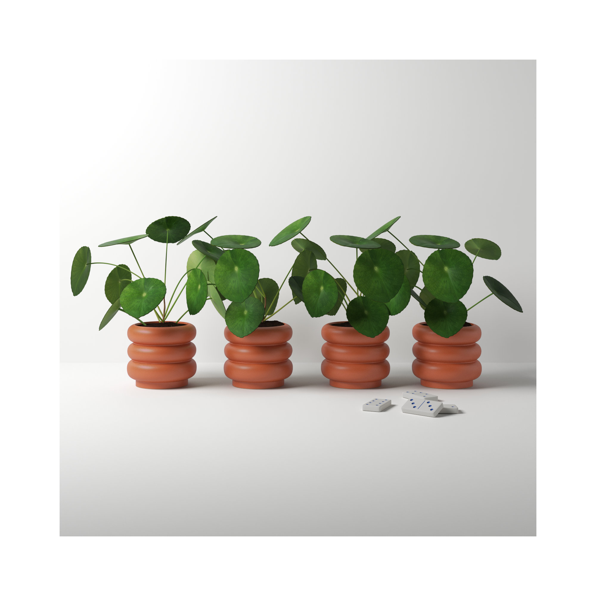 Tarus Handmade Ceramic Pot Planter, 4" H x 4.5" W x 4" D