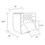 Chaise pivotante rembourrée-32035693