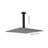 16" Matte Black Bathroom Luxury Shower Head