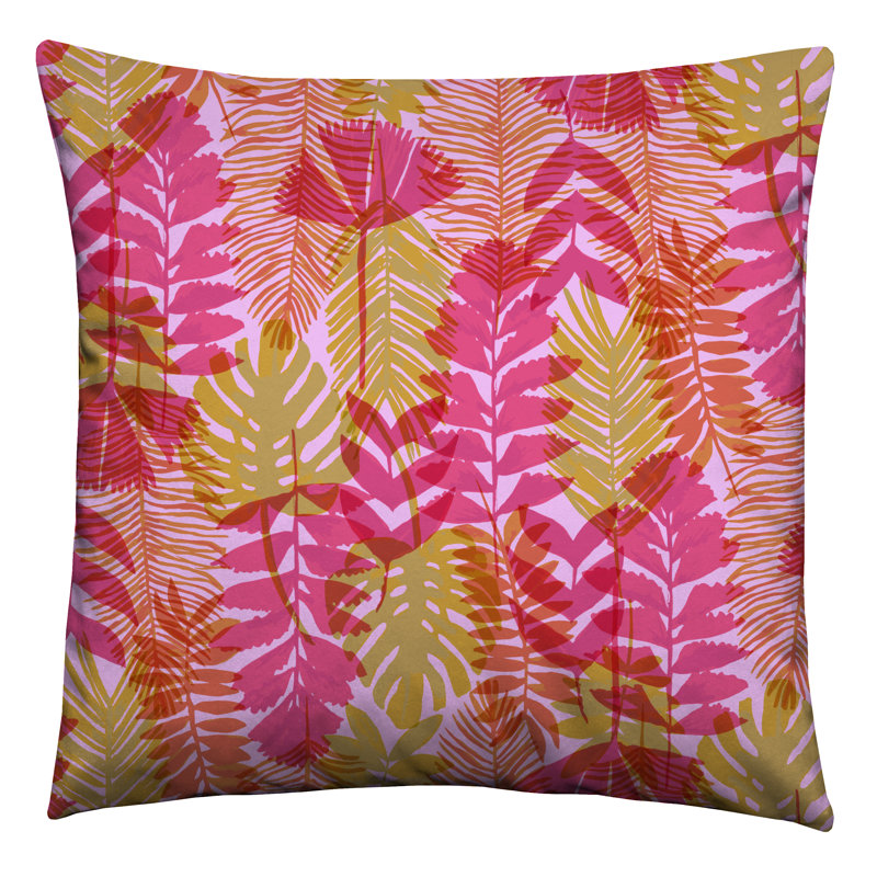 Chalk Floral Square Cushion