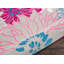Tapis gris / rose / bleu à motif floral Carollee-39709732