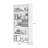 Brown Solid + Manufactured Wood+Glass Display Cases