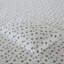 Ensemble de draps 4 pièces 100% coton, flocons de neige noirs