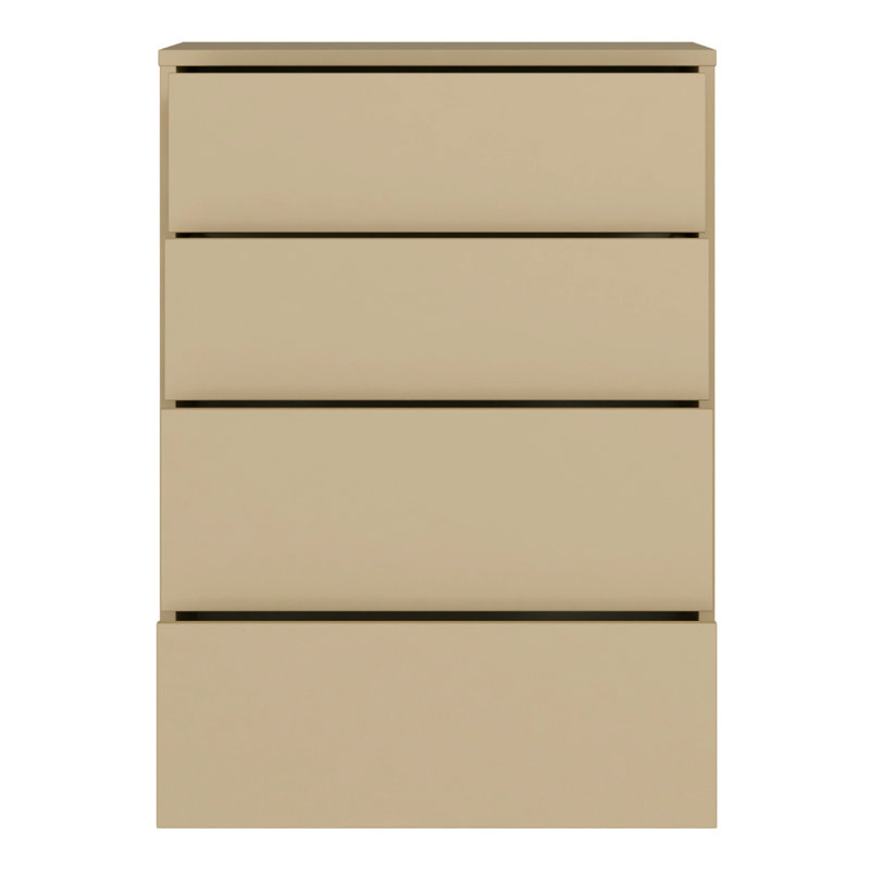 74.5 cm W Chest of 4 Drawers, Yellow