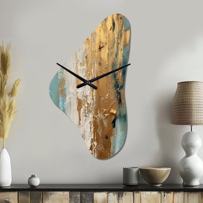 Horloge murale Gilded Daydreames VII - Minimalisme
