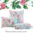Tiffany Pink Garden Floral Quilt Set-1492194370