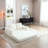2-In-1 Folding Convertible Sofa Bed, Modern Corduroy Sleeper Couch With 2*Pillows, Futon Modular Upholstered Boneless Loveseat With Pull-Out Bed,Folding Floor Modular Couch For Living Room-43553641-43553640