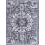 Tapis d'intérieur / tissé à la machine 2 pi x 3 pi gris foncé Abbie-J-45008617