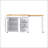 74.8" Kitchen Island with Extendable Dining Table (Seats 2 Extra) – White-129895307
