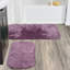 Ensemble de tapis de bain en nylon 2 pièces avec envers antidérapant Mccluney-1510027032