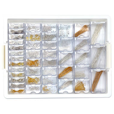 Bead Storage Solutions Assorted Glass And Polymer Clay Bead Tray