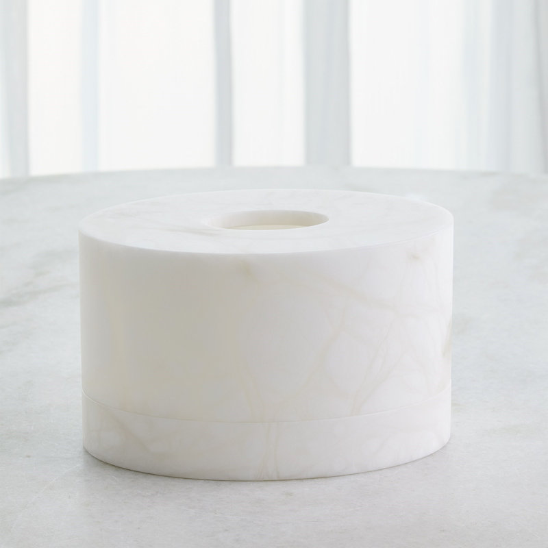 Boîte décorative en grès faite à la main