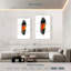 Plume noire et orange Kerner-108543248