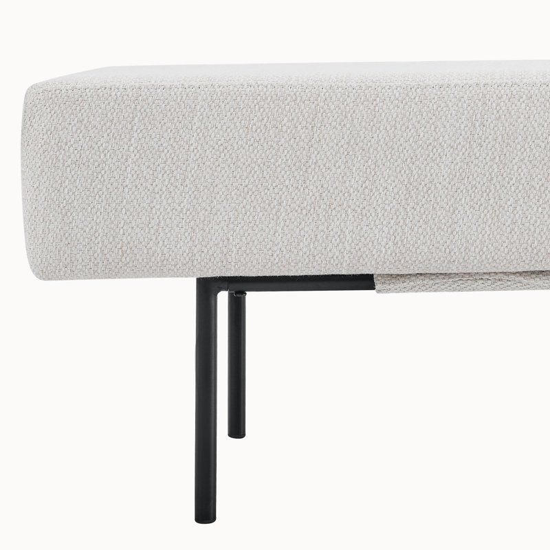 Banc recouverts de tissu d'ameublement