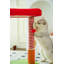 Fairela - Tour d'escalade colorée en forme de U pour chat - Poteau à griffer en sisal à plusieurs niveaux avec boule de taquinerie et colonne de massage pour petits et grands chats