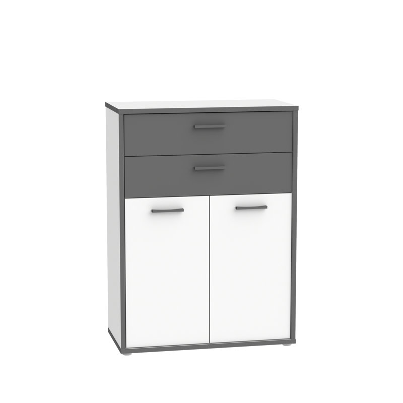 Bibeau 84.5cm Wide 2 -Drawer File Cabinet