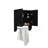 Optim Medicine Cabinet with towel holder 17.4" Wide Medice Cabinet Organizer with Two interior Shelves and Tower Holder for Bathroom, Kitchen, Mudroom-547399423