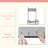 Hall Tree, 72 In Coat Rack With Shoe Bench, Freestanding 2-Tier Shoe Rack Storage Organizer With Hooks, Hanging Rod And Wire Shelf, Steel Frame Entrance Coat Holder For Entry