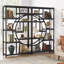 Alberico 174cm H x 95cm W Iron Bookcase-2037852552