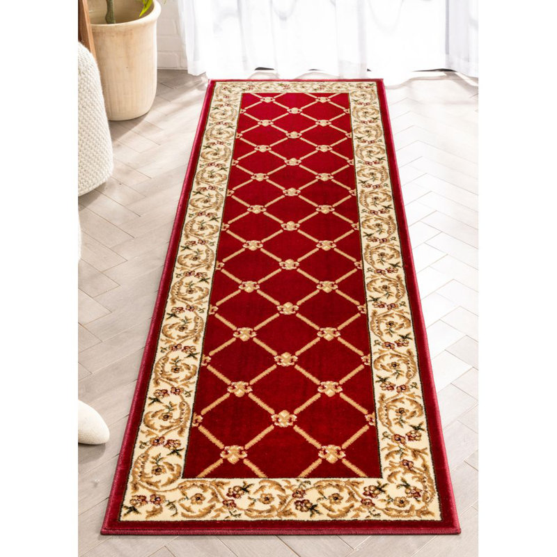 Nielson Geometric Synthetic Area Rug, Runner 67 x 220cm