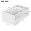 Lit de bébé convertible en lit de jour avec tiroirs, lit de bébé 2 en 1 avec garde-corps en bois, table à langer et tiroirs de rangement, compatible avec les matelas standard pour tout-petits américains, lit pour tout-petit avec barrière de sécurité, blanc