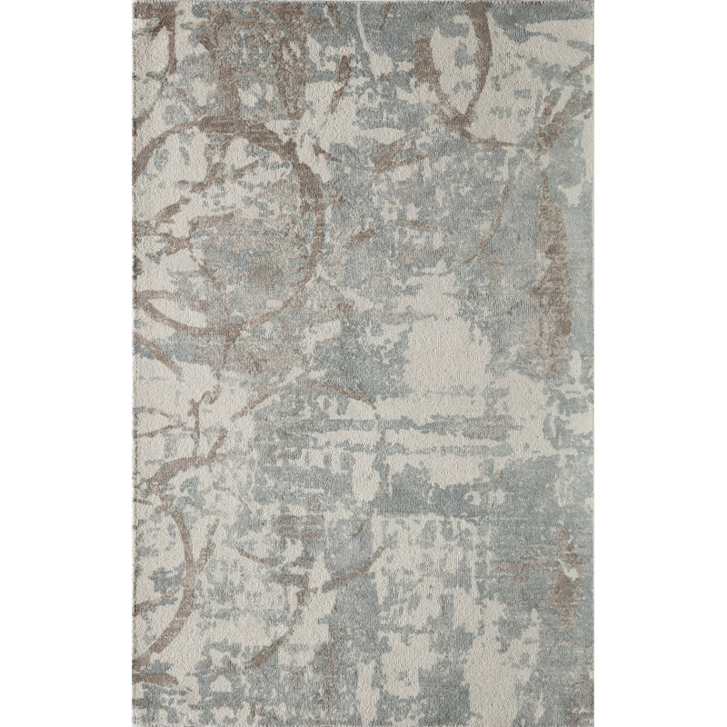 Mamedov Wool Abstract Indoor Rug, Rectangle 5' x 7'6"
