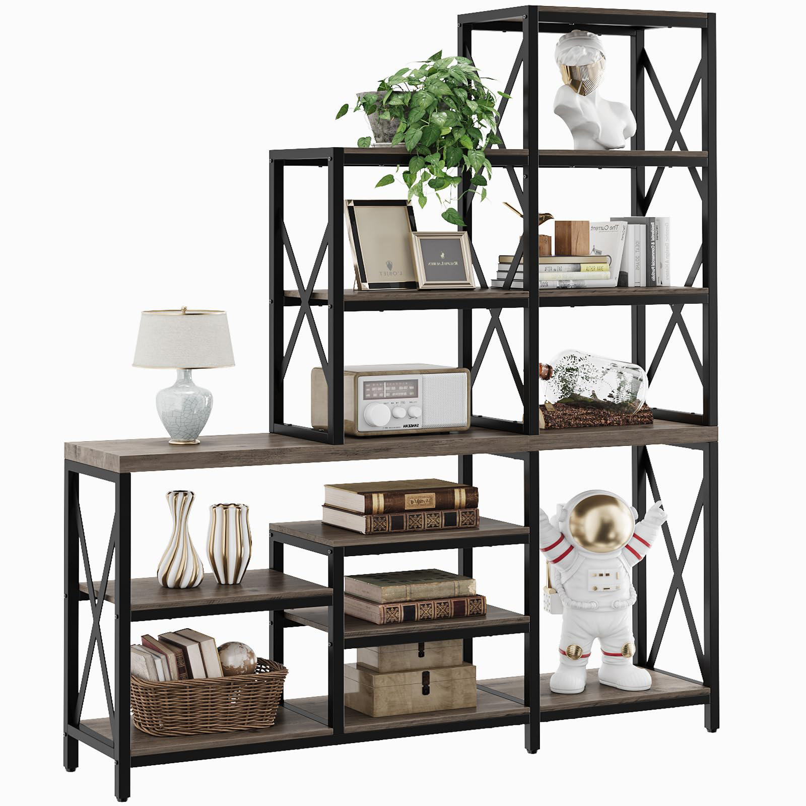 17 Stories Gwendoline Etagere Bookcase | Wayfair