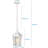 12.2'' Hardwired Outdoor Hanging Light-100015661