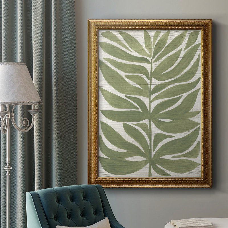 «Driftwood Palm Leaf II», reproduction d'art sur toile, L 16 po x H 20 po
