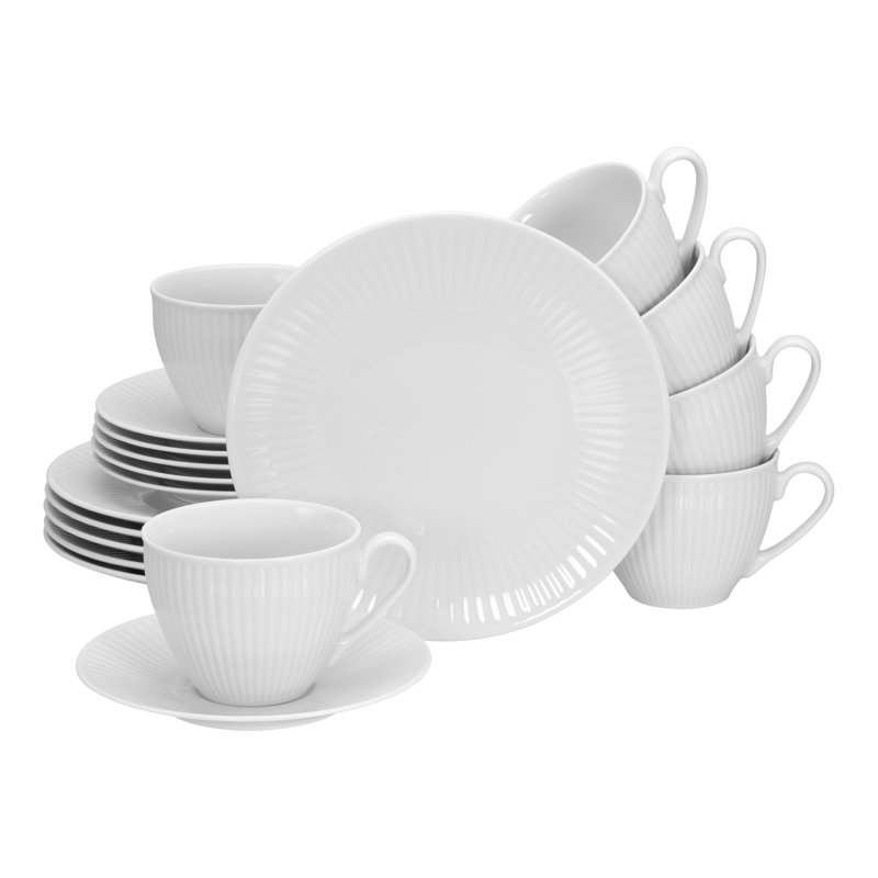 Valencia Piece Porcelain Dinnerware Set - Service for 6