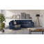 Corner Sofa And Footstool with Wooden Legs In Scandinavian Style Knutsford-58350952-58350953