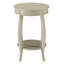 Table d'appoint ACME Aberta, blanc antique-61080979